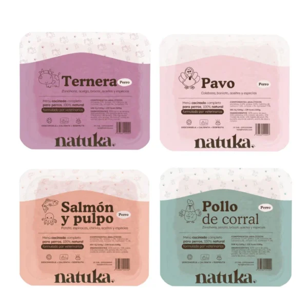 Menús cocinados Natuka